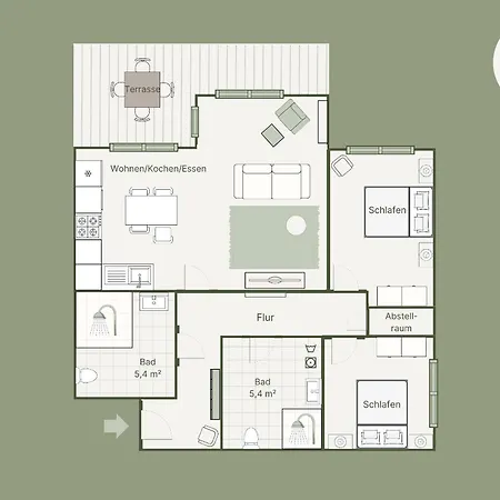 C4 Mit Terrasse & Nutzung Der Wellness- & Aktivbereiche Im 